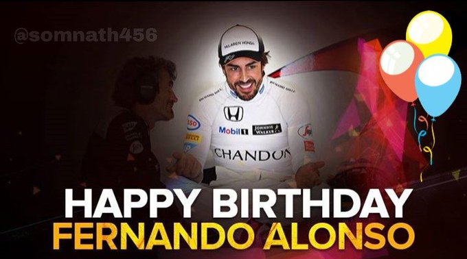 Fernando Alonso’s Birthday Celebration | HappyBday.to