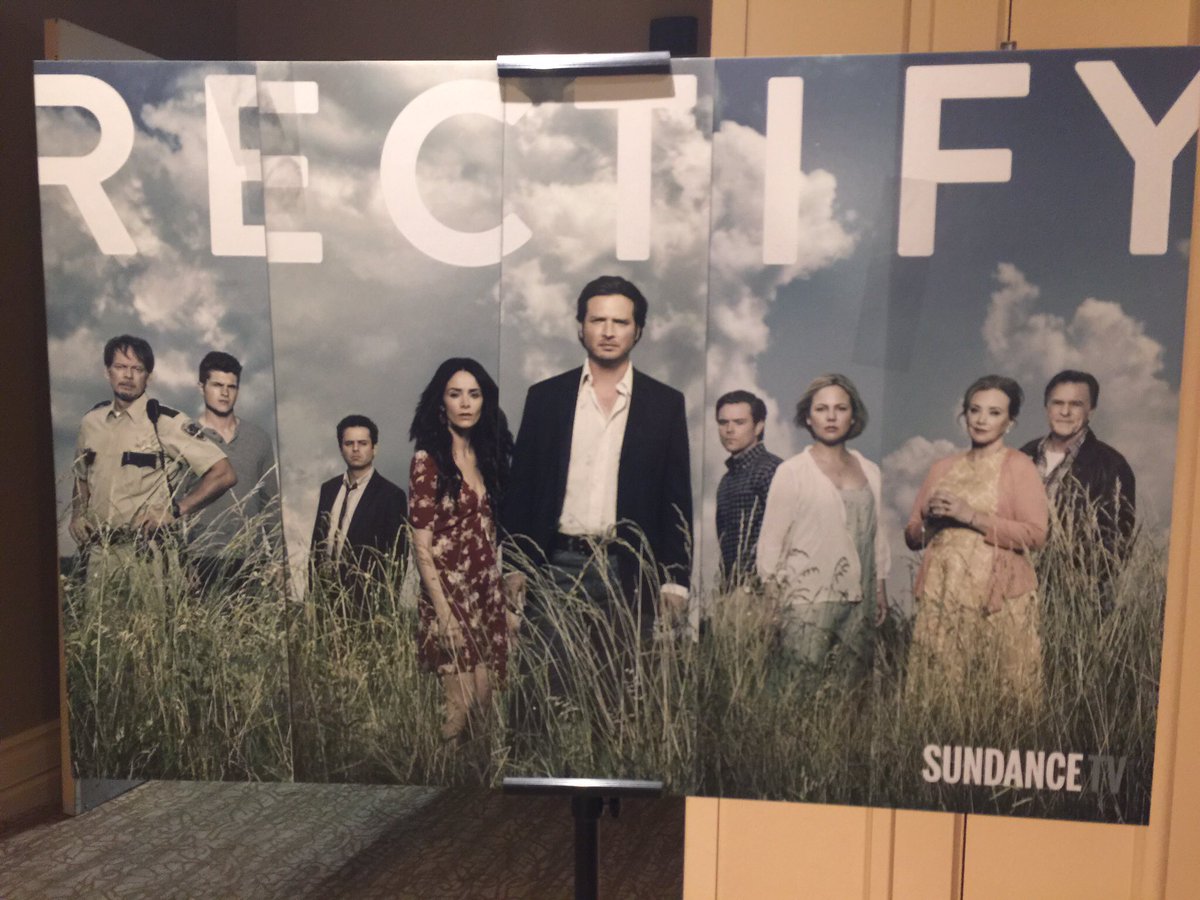 First look at the #RECTIFY Season 4 cast photo. #FarewellRectify #TCA https://t.co/9gyYKRcqRs