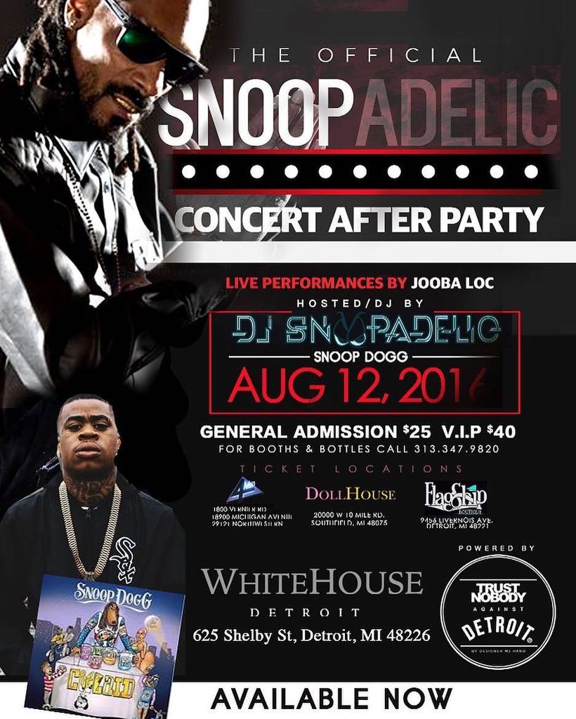 DETROIT x !???????????? x DJ SNOOPADELIC x OFFICIAL HIGH ROAD TOUR AFTERPARTY - @Whitehousedet & @t… https://t.co/fuXSnCCalZ https://t.co/cJabe7HqWP