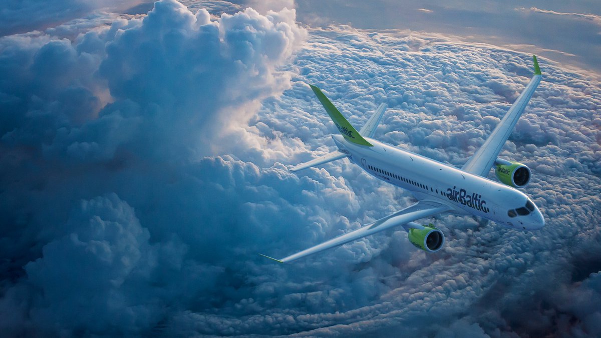 Built for speed, designed for comfort! Explore our forthcoming aircraft CS300airBaltic: