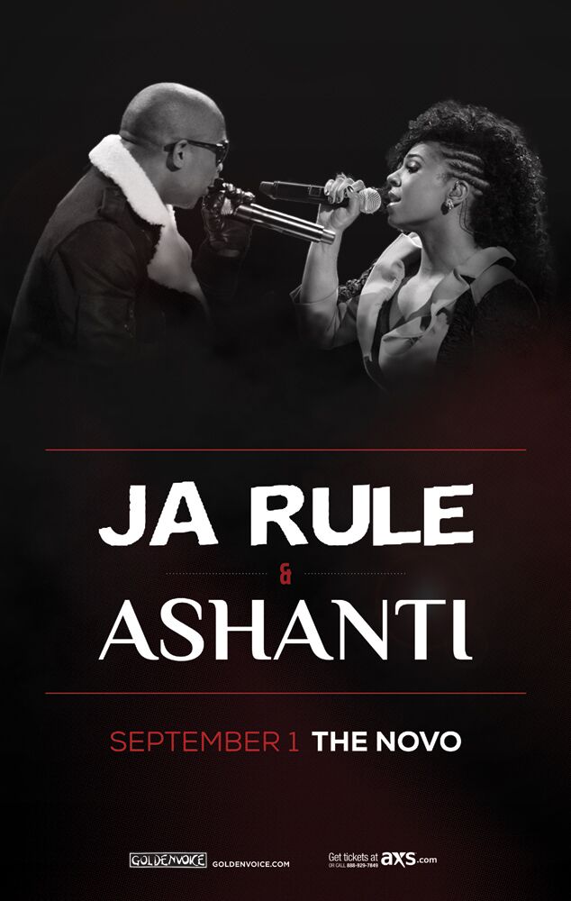 RT @LAWeeklyStreet: RT + follow @LAWeeklyStreet for a chance to #win tix to Ja Rule & @ashanti at @TheNovoDTLA 9/1! #FreeTicketTuesday http…