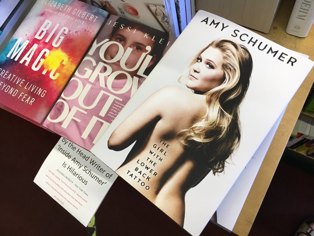 RT @805foodie: .@amyschumer  Just got mine at @chaucersbooks in Santa Barbara. Ready for a night of cover-to-cover reading. https://t.co/b1…