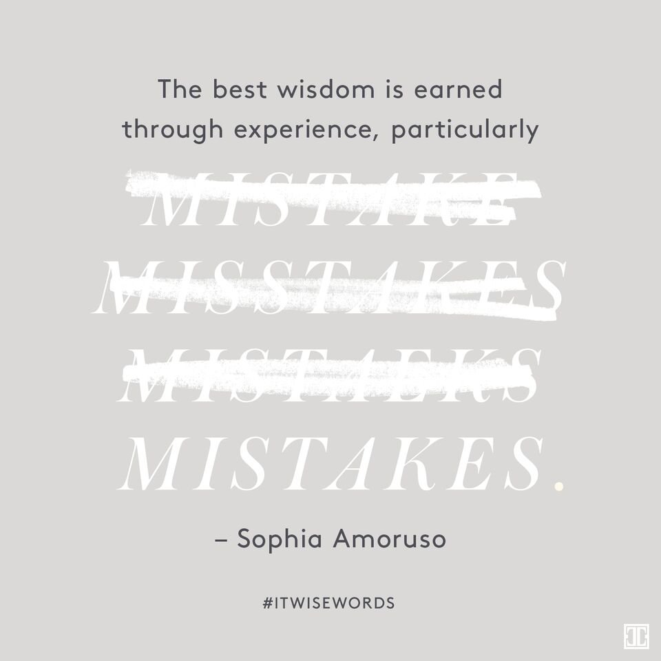 See more #ITwisewords: https://t.co/nhAW1wewDi #wisewords #inspiration #quote @sophiaamoruso https://t.co/5hzGVtG4a2