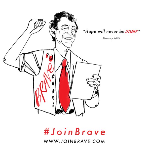RT @votolatino: “Hope will never be silent” Harvey Milk https://t.co/VGy1oL0yJZ  #JoinBrave https://t.co/sQSUGxGzFw