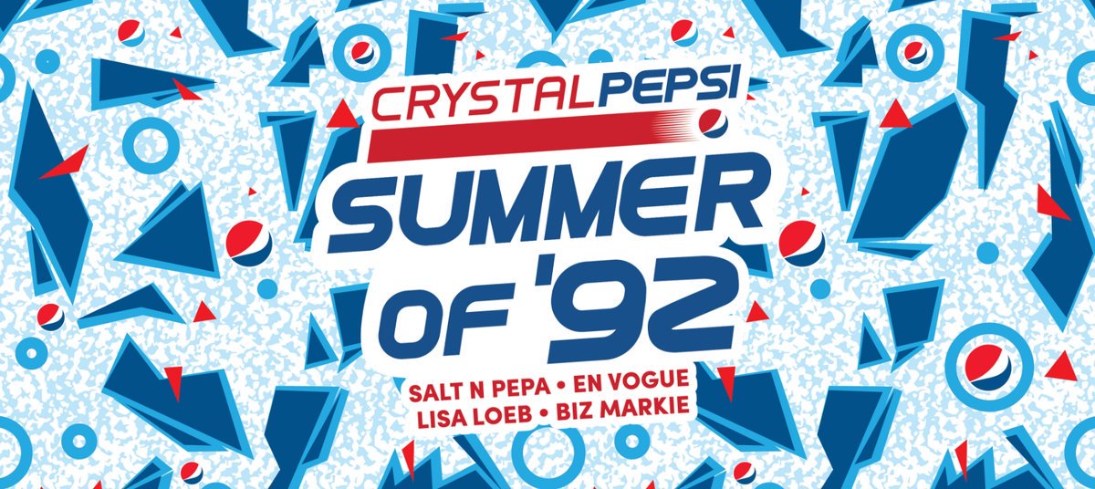 Summer of '92 hits 8/9. RSVP now! 
 #CrystalPepsi 
https://t.co/h6UorJjBFI https://t.co/9GtUKX8h0I