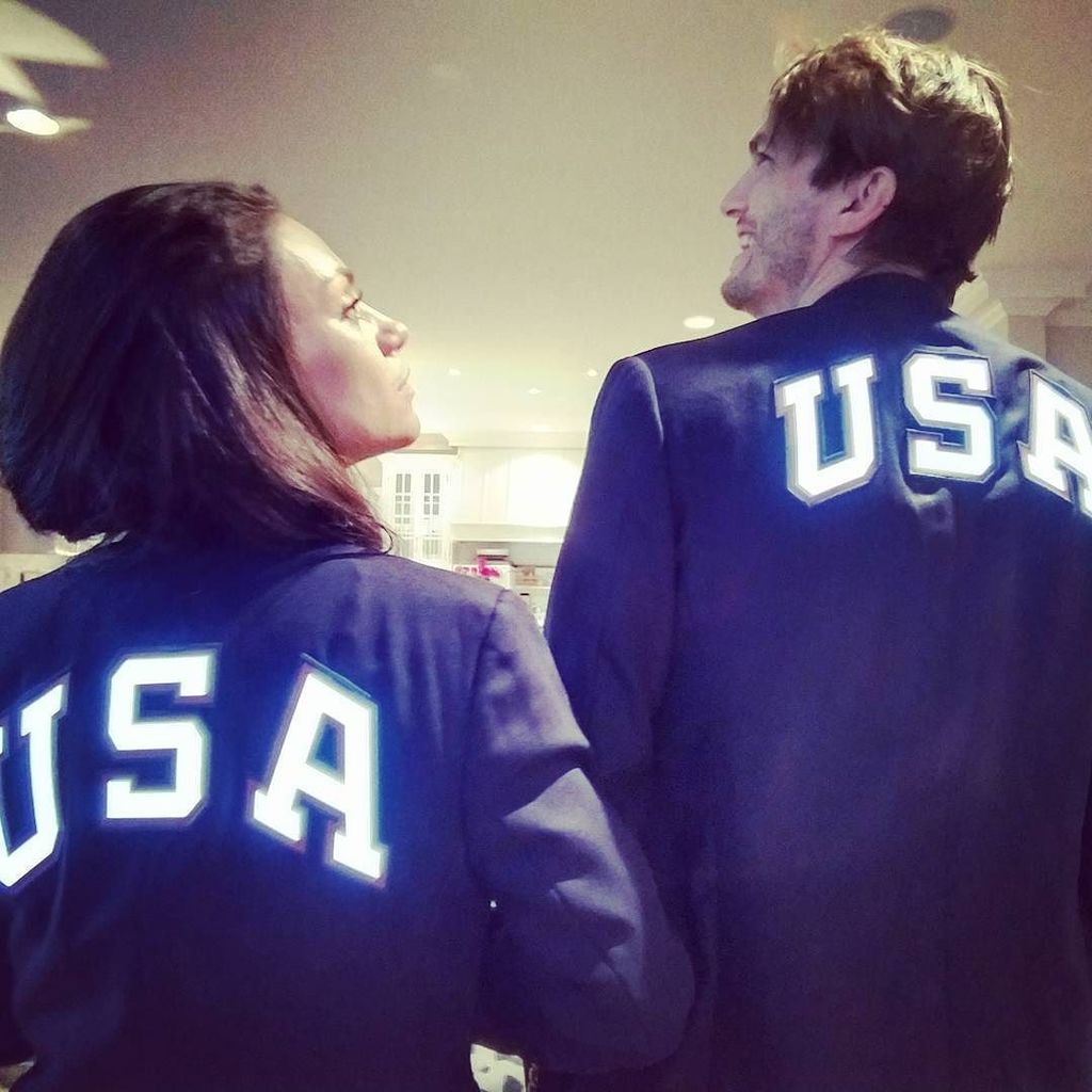 Arm chair Olympians. Go team USA!!! We got your back! Ty for the blazers @ralphlauren #lik… https://t.co/eAQKos3LLj https://t.co/ythCvOVj5V