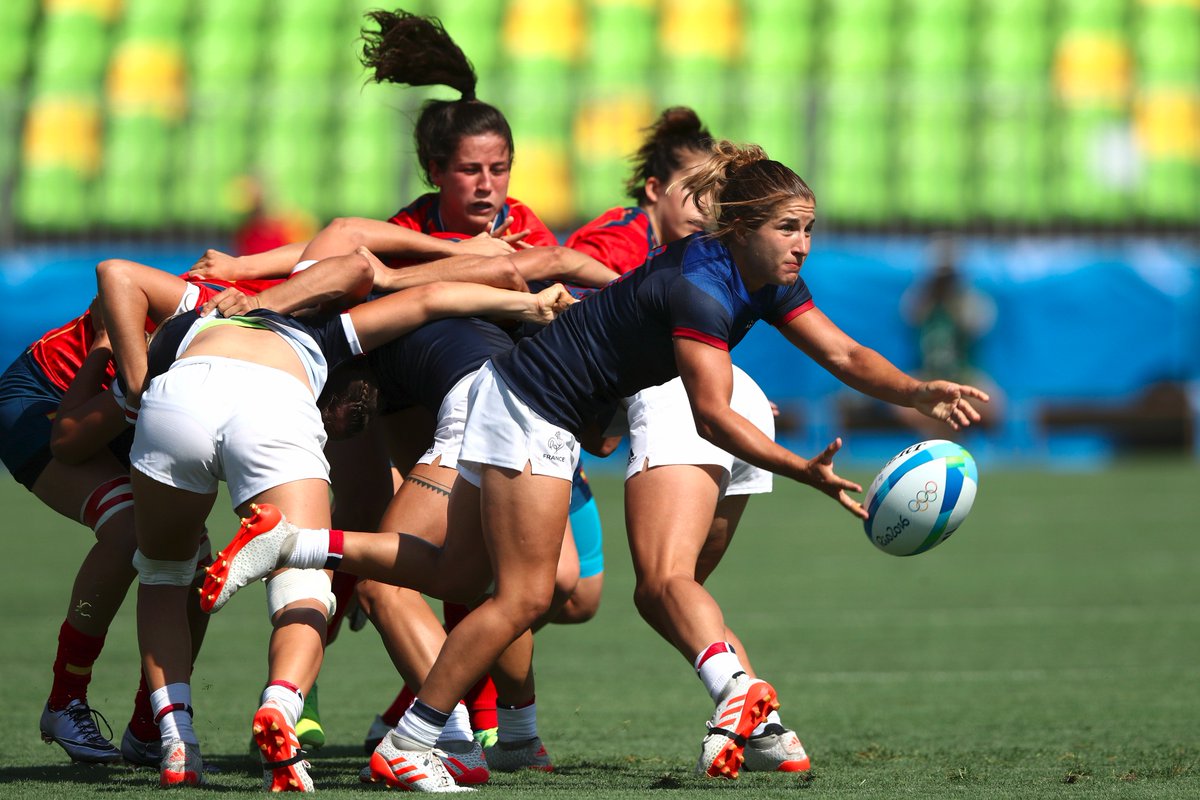 RT @Olympics: Result of the first ever women's #RugbySevens match at the #Olympics: #FRA 24, #ESP 7 https://t.co/UaSNprzX9u