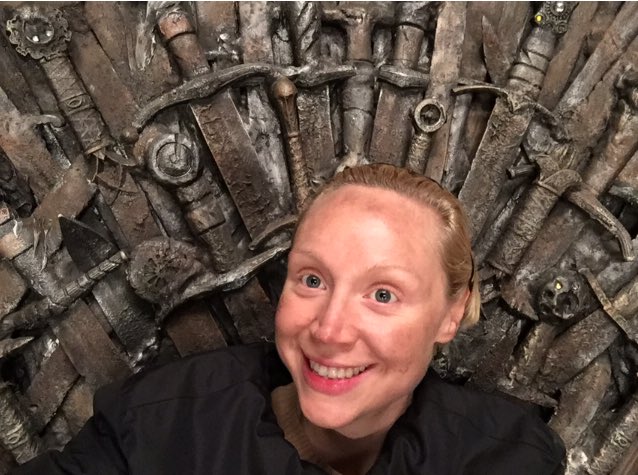 A hopeful picture on the Iron Throne after a day's work on @GameOfThrones S6 #???? https://t.co/S0zo5bUSsl