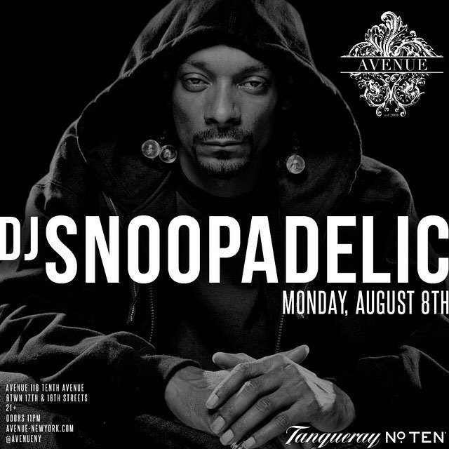 DJ SNOOPADELIC x NYC x TOMORROW NITE x AVENUE #tanquerayusa #tanqlaidback https://t.co/au6OzxYJhA https://t.co/Uq8Mbl2Kqu