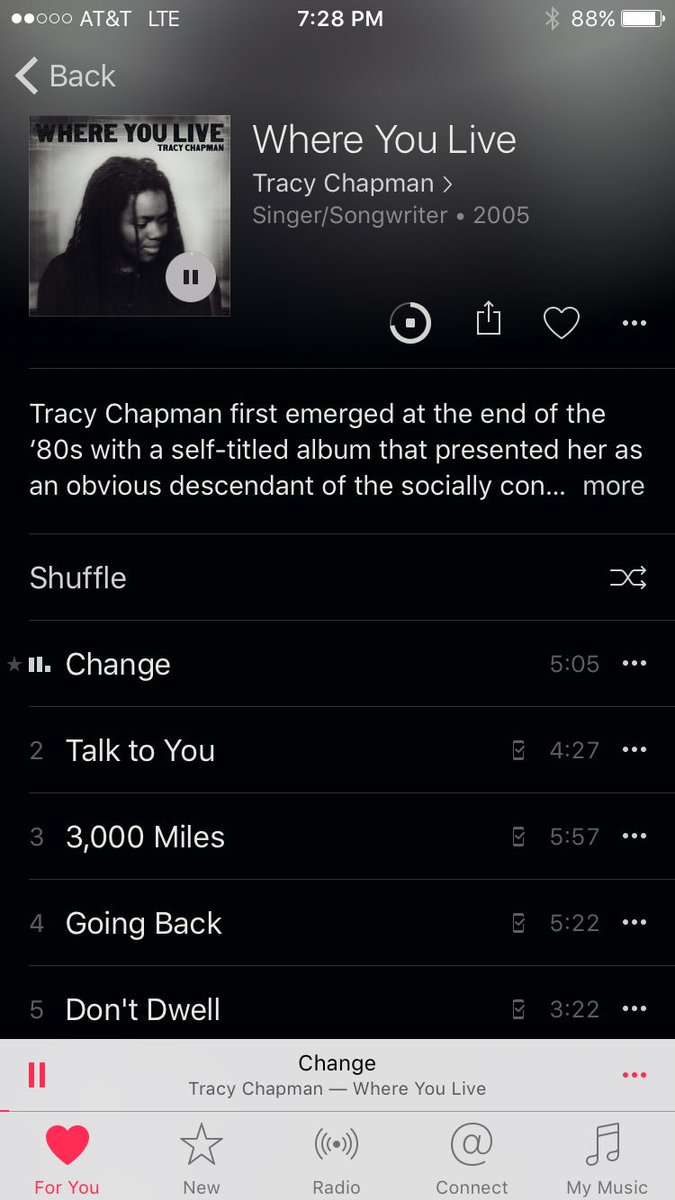 One of the best albums EVER #wouldyouchange #tracychapman #currentlyinspiredby https://t.co/SCDf6bdxwb