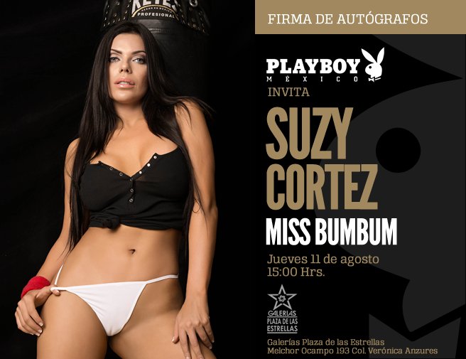 RT @PlayboyMX: ¡Firma de Autógrafos 11 de Agosto con nuestras hermosas conejitas @SuCortezOficial y @jessyjensen en @luminariass! https://t…