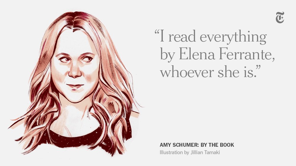 RT @nytimesbooks: .@amyschumer on her favorite books and writers https://t.co/czW8feMYWW https://t.co/30D8shk3zO