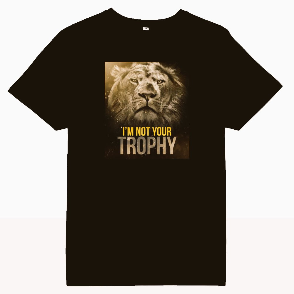 RT @Protect_Wldlife: ROAR for #Lions ~ Buy a I'M NOT YOUR TROPHY t-shirt & help @LIONAID #SaveLions! Buy yours @ https://t.co/nTxevz1hLy ht…