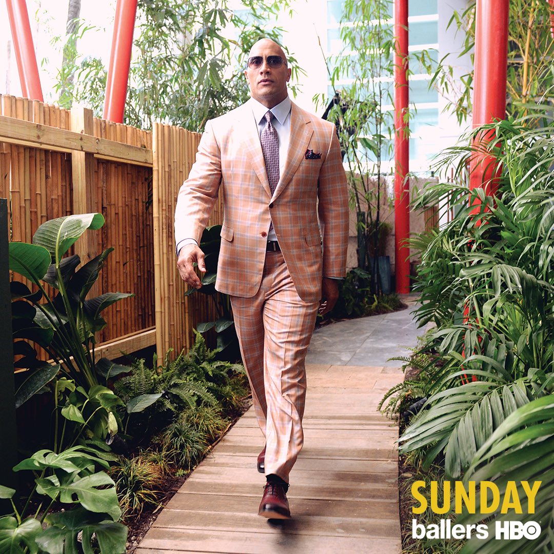 TONIGHT on @BallersHBO. 

Welcome to the jungle where the baddest lion eats.

In a creamsicle suit.???? 

10pm @HBO. https://t.co/3MBcwQ8nRq