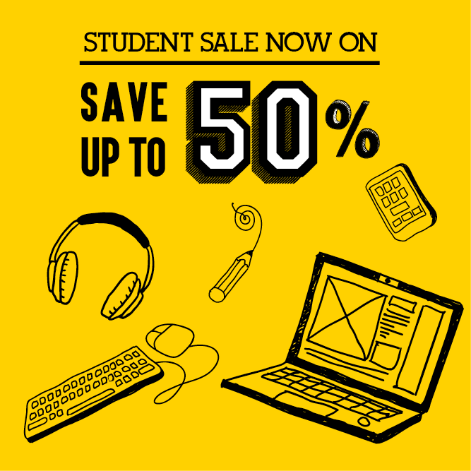 The DID Student Sale kicks off today! Save up to 50% on tech and gadgets! #ItAllStartsHere https://t.co/XW5SzEtAMA https://t.co/2uuOdQ6Cdf