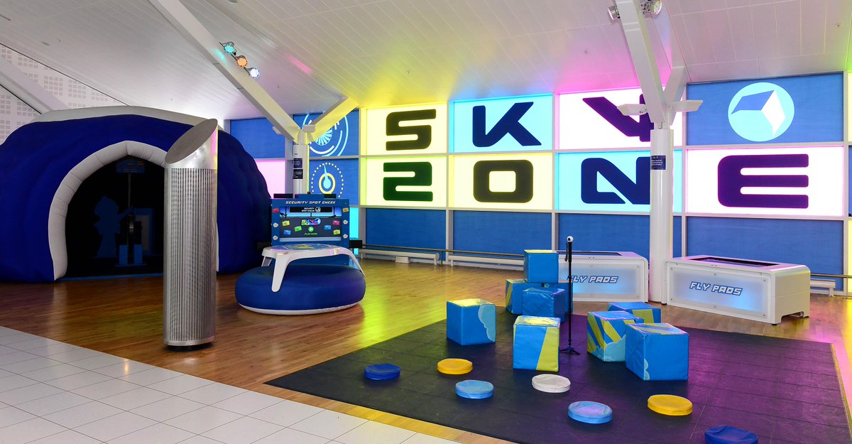Newly designed &amp; interactive kid's play areas are now open at gates 3 &amp; 54 in the terminal!