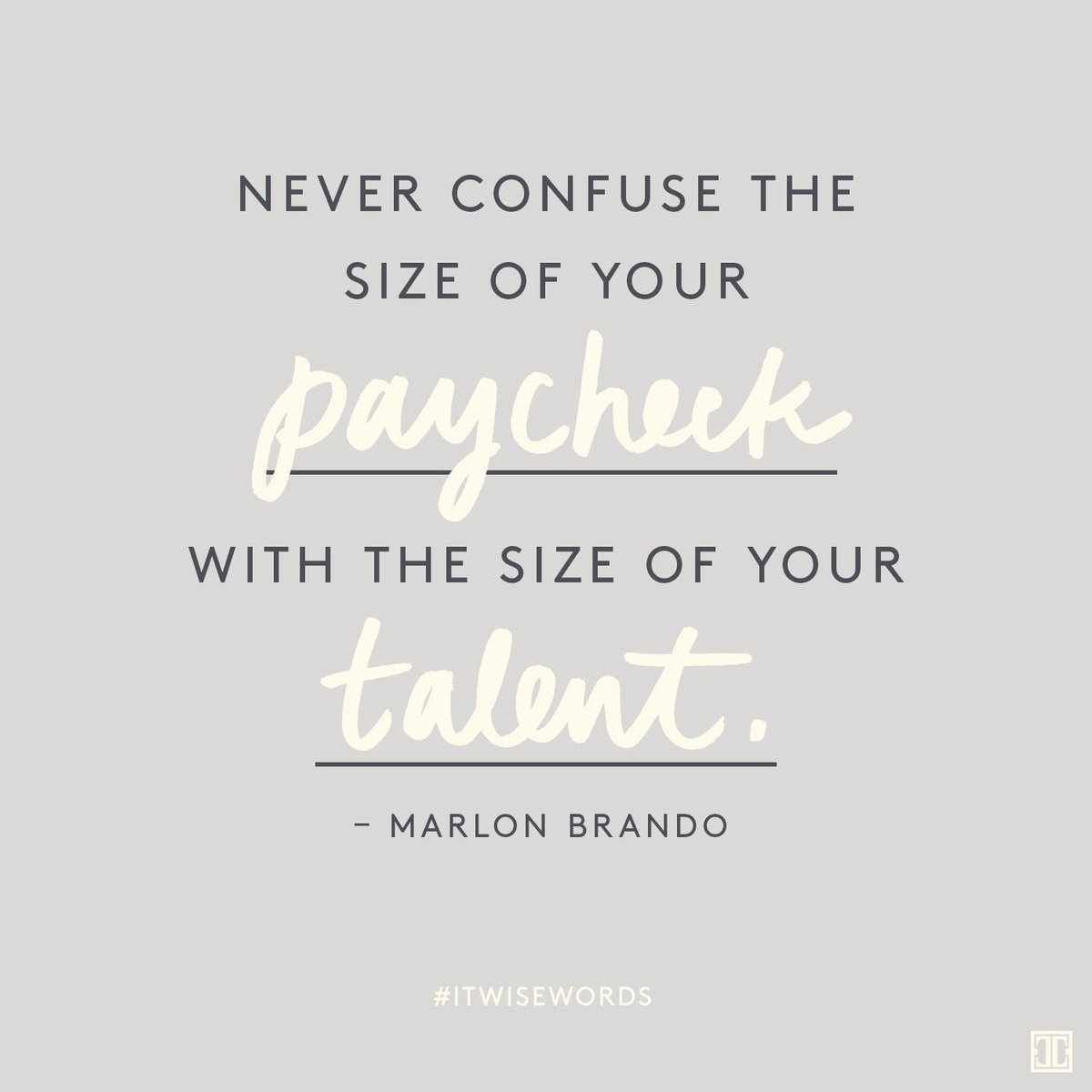 See more #ITwisewords: https://t.co/cO2EEdUabS #wisewords #inspiration #quote #MarlonBrando https://t.co/9Sn6UH8865