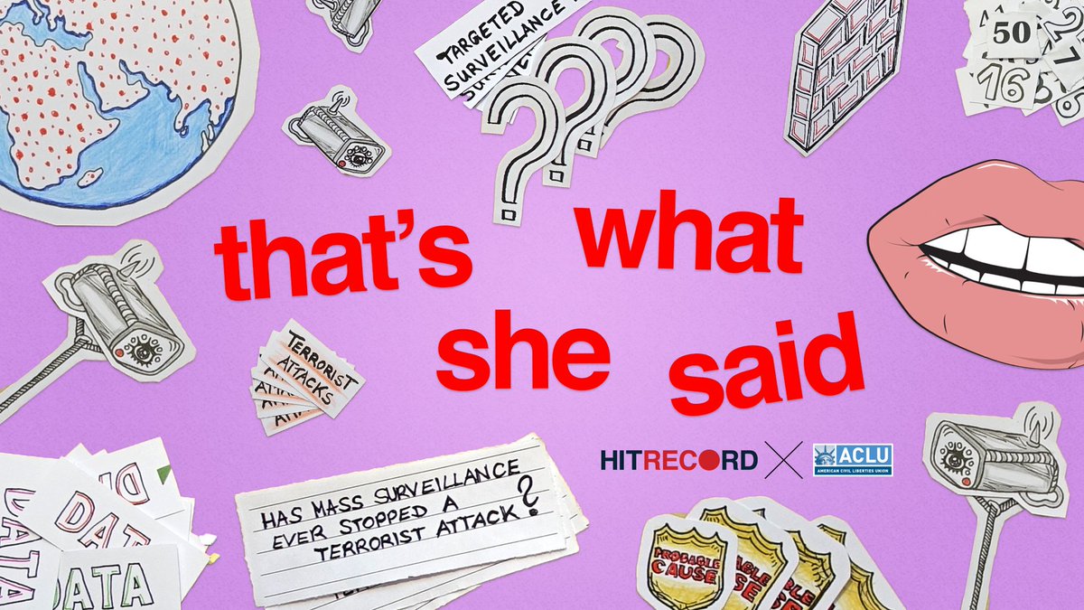 RT @hitRECord: And for our next short film we made w/ the @ACLU, we're on a mission to find the truth… https://t.co/OCupqlNuZZ https://t.co…