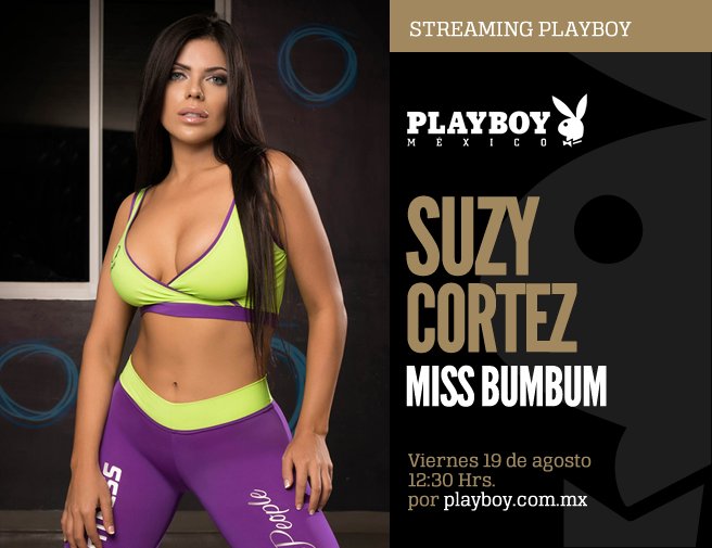 RT @PlayboyMX: ¡No te pierdas del #StreamingPlayboy con @SuCortezOficial este 19 de Agosto a las 12:30 horas! https://t.co/J44XvZ3Yum