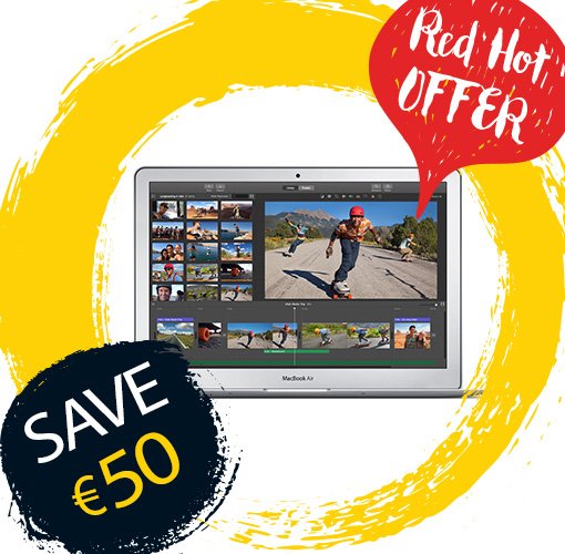 Save €50 on the Macbook Air and get an instant €100 DID voucher! #ItAllStartsHere https://t.co/LiT3xMxLLQ https://t.co/Ru4i0arAQc