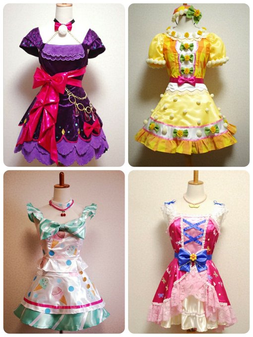 今まで作ったアイカツ衣装まとめた!次はラベンダーステップワンピ作ります🙆❤ #アイカツ衣装部 今まで作ったアイカツ衣装まとめた!次はラベンダーステップワンピ作ります🙆❤ #アイカツ衣装部
