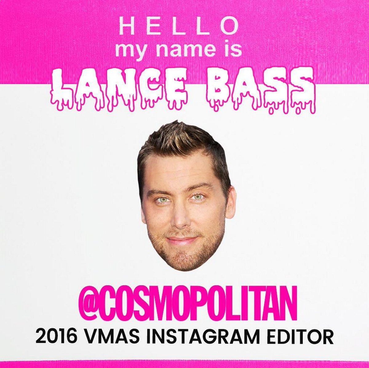 RT @Cosmopolitan: Your fav @LanceBass is taking over our Instagram for the #VMAs tonight ???? DON'T MISS IT https://t.co/itR9gbkdZ0 https://t.…