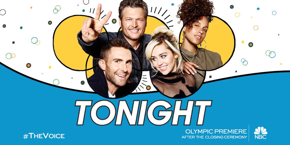 TONIGHT! #TheVoice is on after the #Olympics Closing Ceremony. You ready?! ???????? https://t.co/KCfGlvXYEK