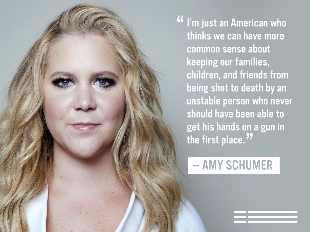 RT @Everytown: We want to thank @amyschumer for talking about her involvement in the movement to end gun violence in her new book https://t…