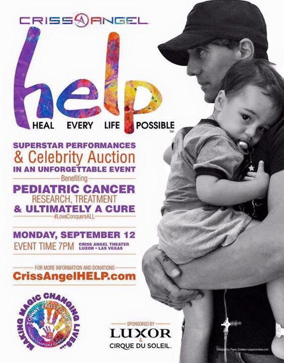 Support my guy Criss Angel on this amazing charity event! https://t.co/SJaq3emjYi 
#HELP SAVE A CHILD'S LIFE https://t.co/XYBtnHcHYt