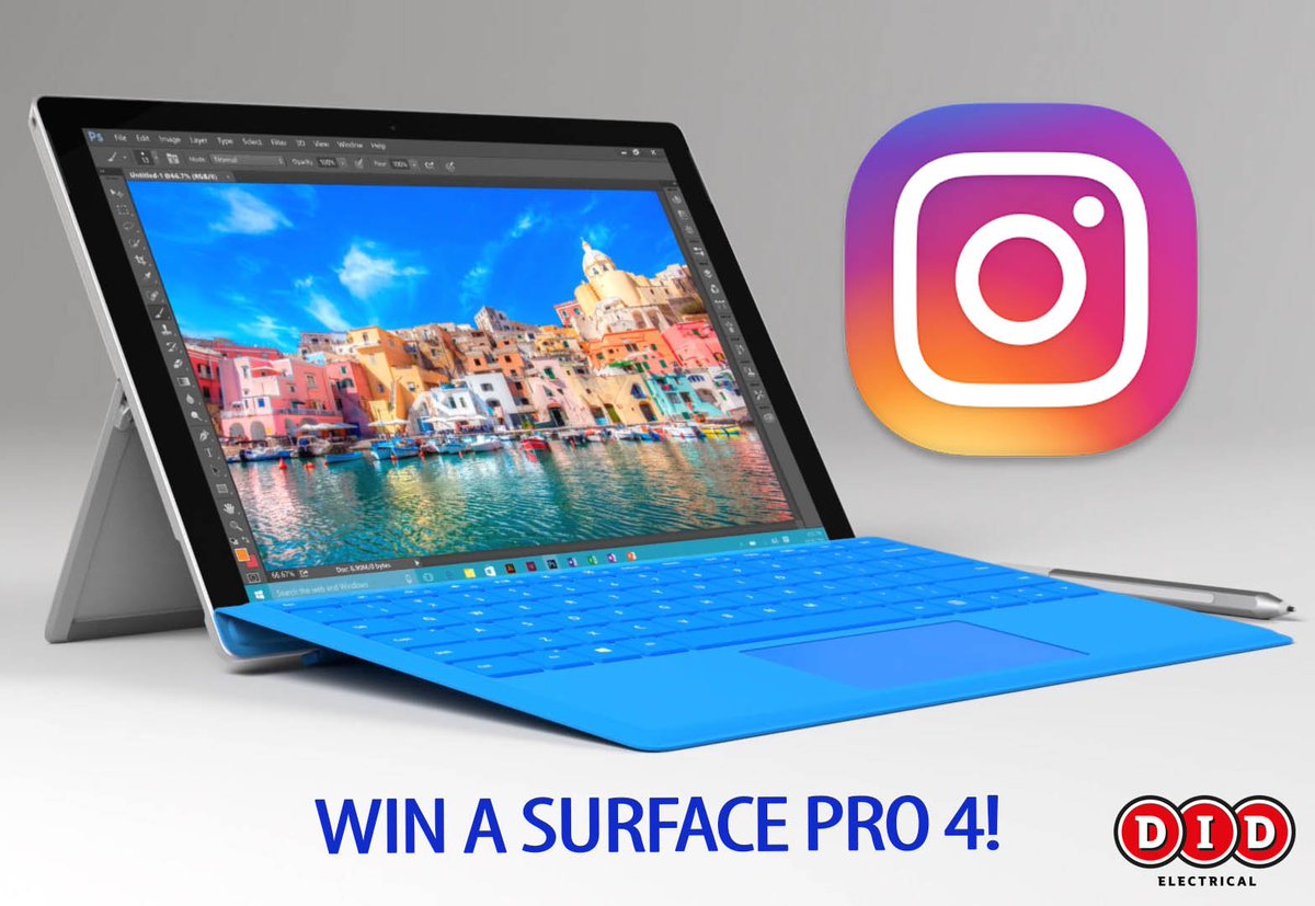 R/T & follow us on Instagram to be in to win a Surface Pro4! #competition #WednesdayWisdom https://t.co/cqbzrtLu0J https://t.co/Qf79LRJCve