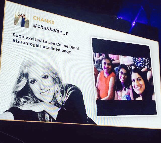 Show #3 in Quebec tonight! Join in with #CelineDionQC and your post might be seen in the @Centrevideotron -TC https://t.co/DotUA5IH5v