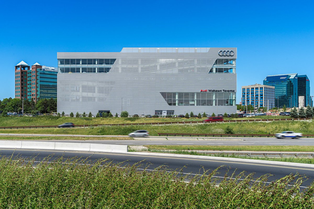 RT @michaelmuraz: The new @AudiCanada dealership near 404/401 in #Toronto by @teeplearch #architecture #photography https://t.co/h2j706aldi