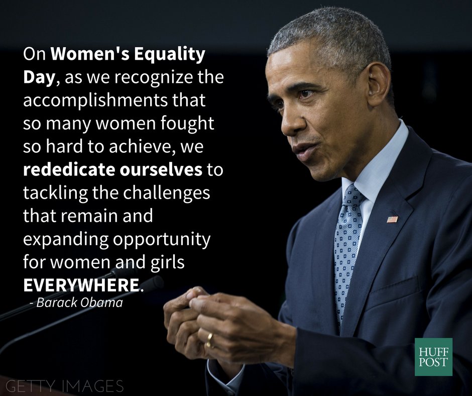 RT @HuffingtonPost: We've still got a ways to go, but today is for the trailblazing women who brought us this far #WomensEqualityDay https:…