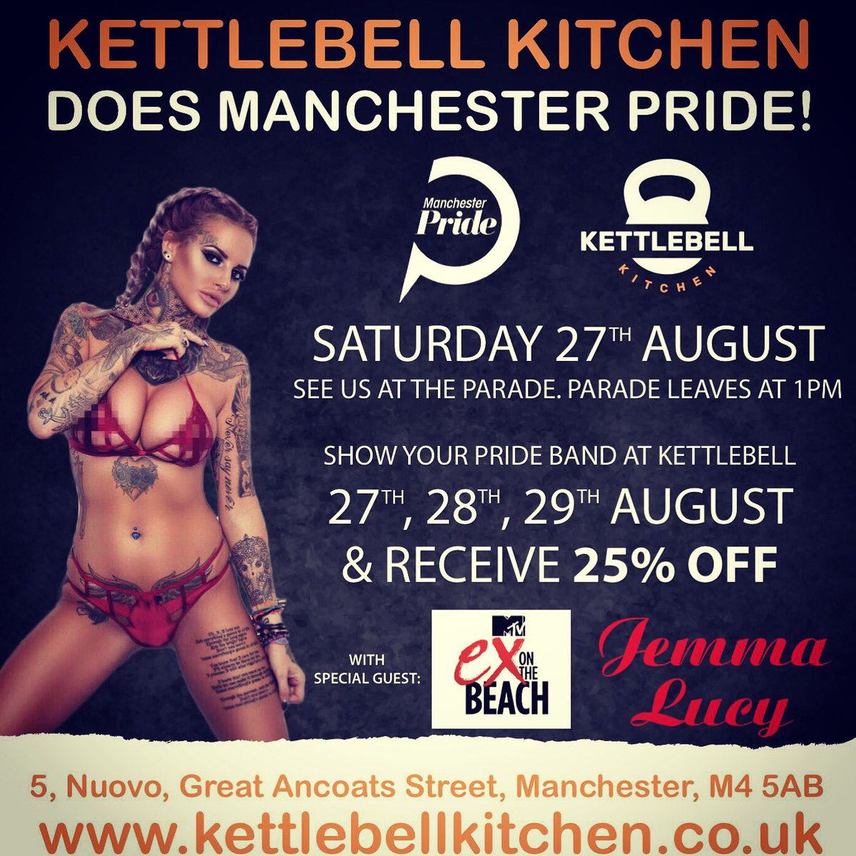 So excited to be part of @kettlebellKMCR at gay pride tomorrow!!! Come see us ????????????????❤️ https://t.co/zd9Cucw237
