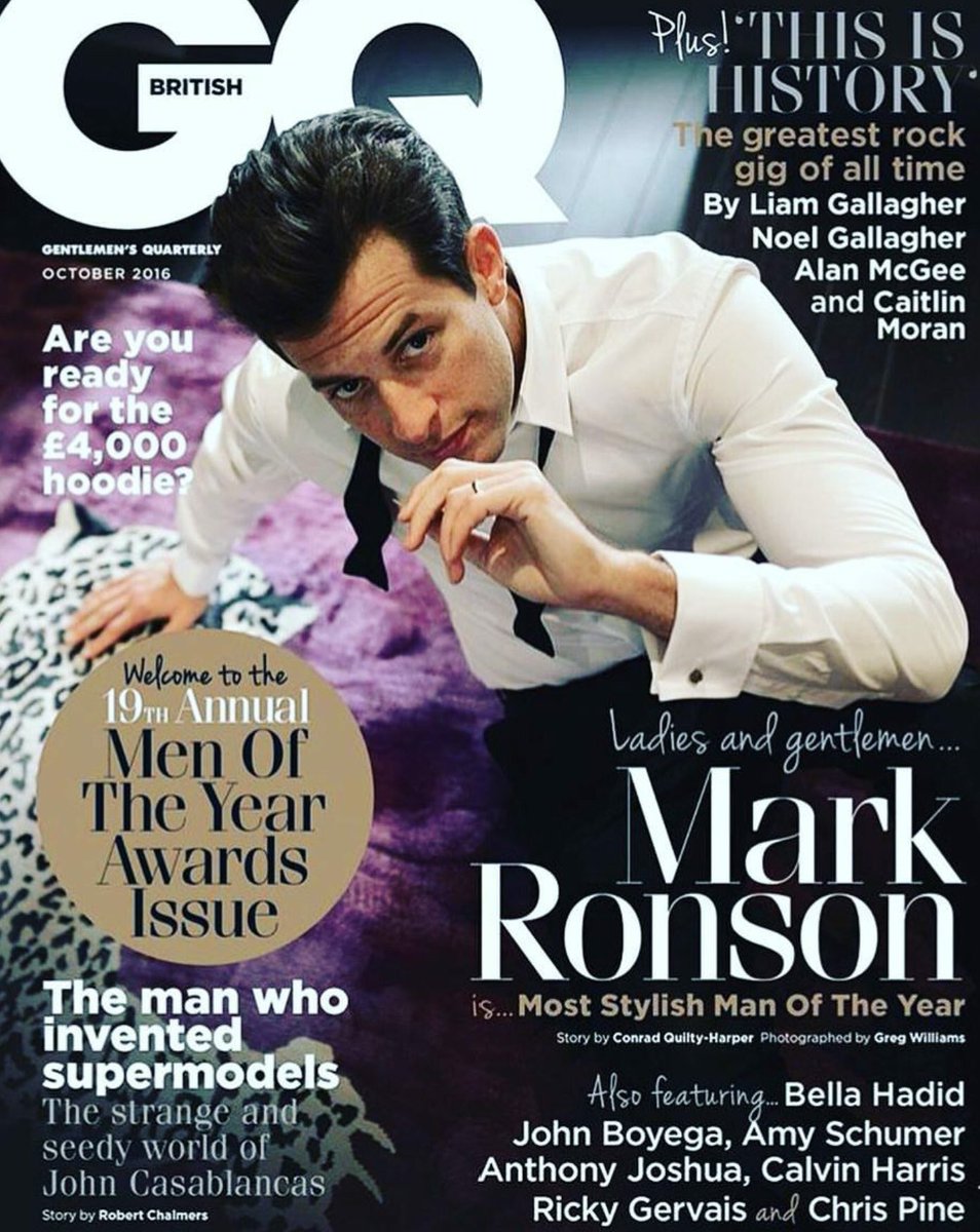 . @MarkRonson Most stylish AND talented thank you very much ???? https://t.co/qVJKl0L2LT