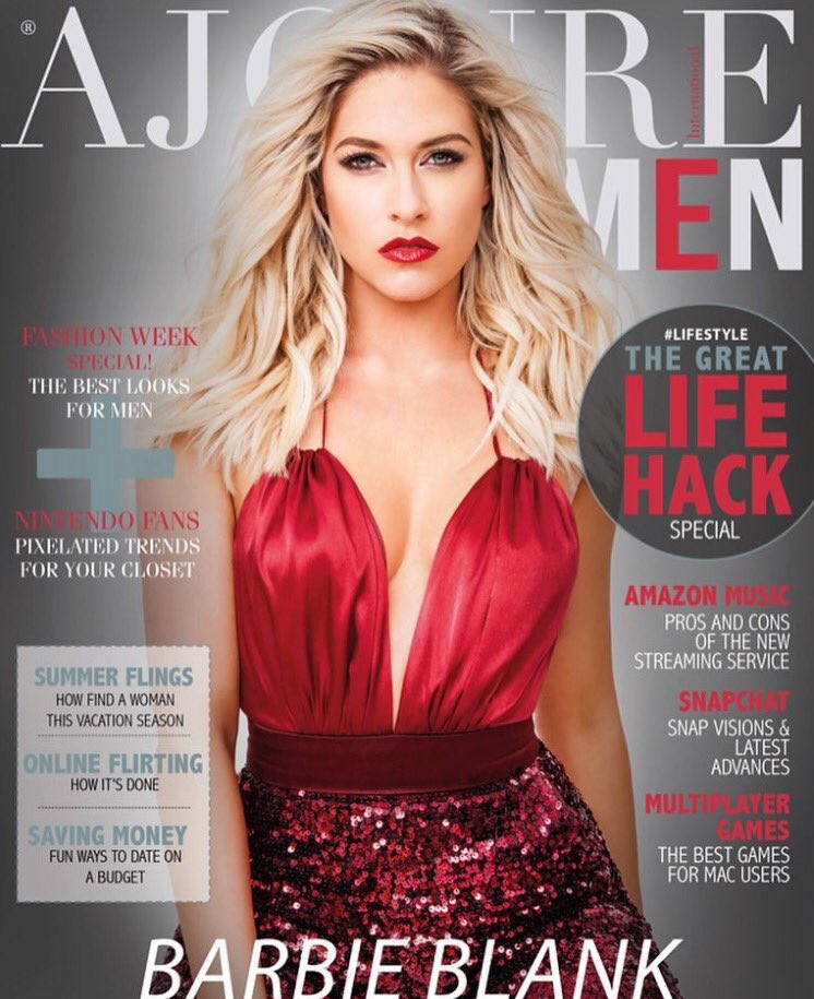 RT @MiiniiAJLee: Congratulation @TheBarbieBlank  is on the cover of this beautiful magazine ???????????? So proud !! ???? https://t.co/3jXhBaZJdW