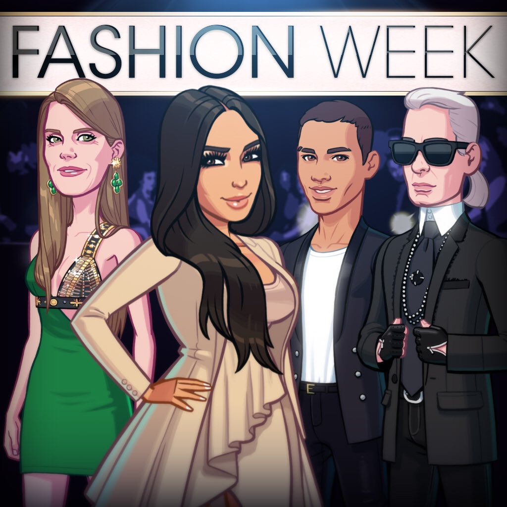 Experience Fashion Week with me in the #KimKardashianGame! https://t.co/33Qy1LTJgy