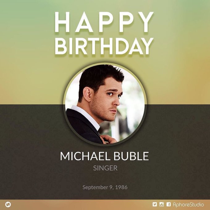 Michael Buble’s Birthday Celebration | HappyBday.to