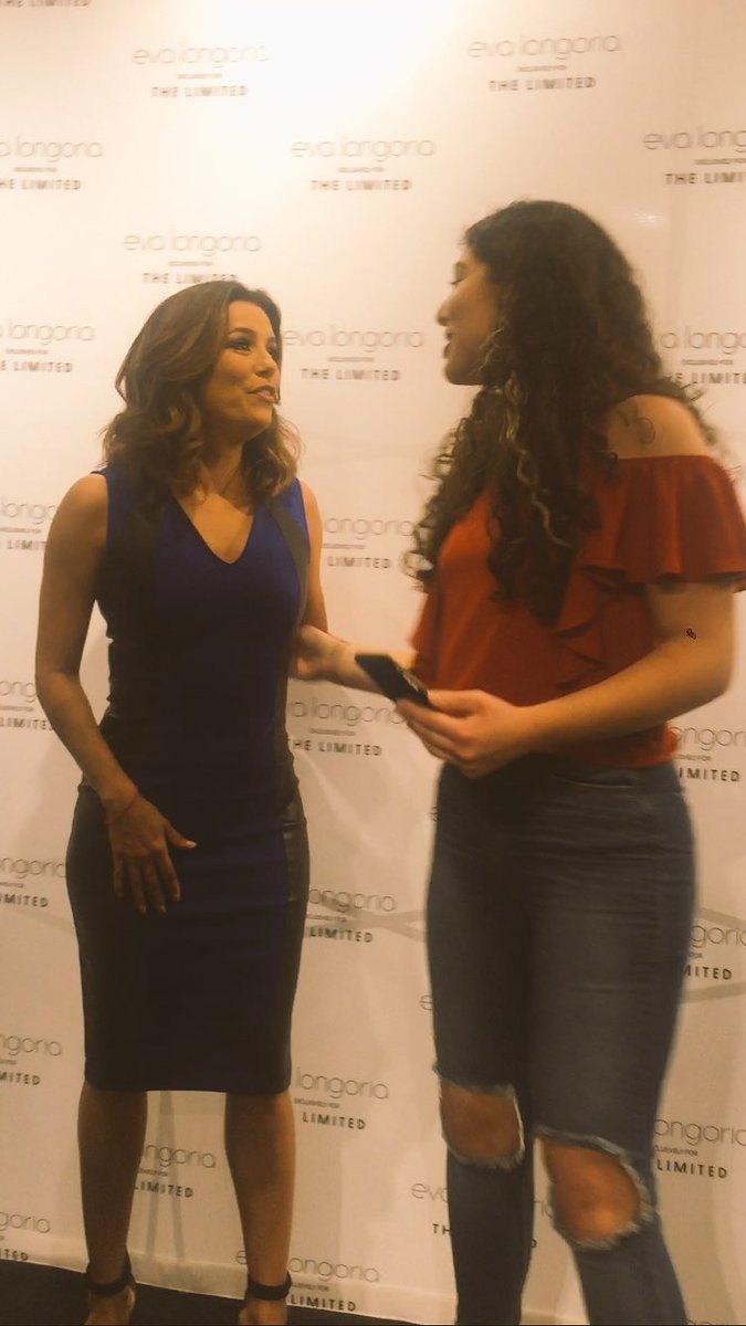 RT @madgabberss: My heart was racing!! Love you and I'm still so amazed I got to meet you!! @EvaLongoria ???????????? #the limited https://t.co/pKb4…