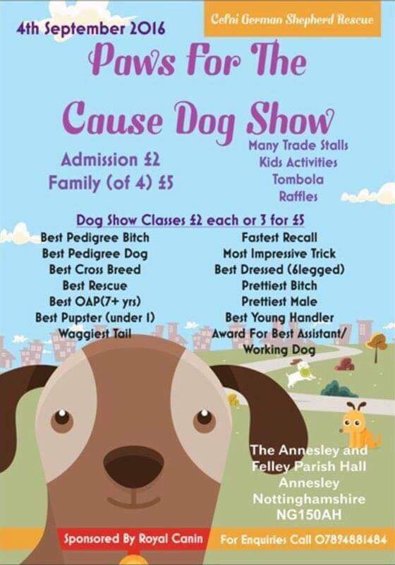RT @CefniGsdsRescue: @chloekhanxxx  pls RT - fun dog show sun 4th sept animal rescues,trade stands,classes to enter see poster for info htt…