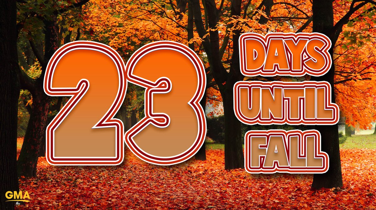 Only 23 days until fall!! 🍂