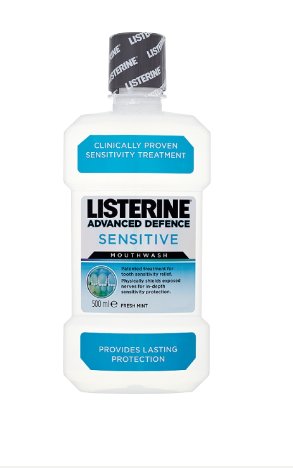 Listerine Mouthwash Advanced Defence Sensitive (500 Millilitre) https://t.co/CJXAeeB9mv