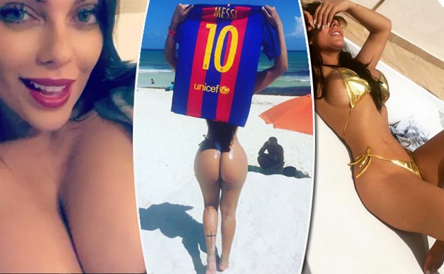 RT @Daily_Express: She's not Messi-ing around: Miss BumBum 2015 strips on Instagram  @SuCortezOficial https://t.co/p0MGcM8hie https://t.co/…