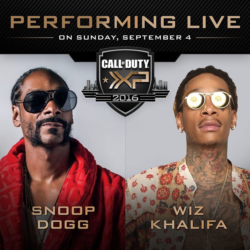 Where my @callofduty fans at? Catch me n @WizKhalifa live @theforum this Sunday. Hittn the… https://t.co/DIGoC9DQEL https://t.co/zOC2MJhFZ7