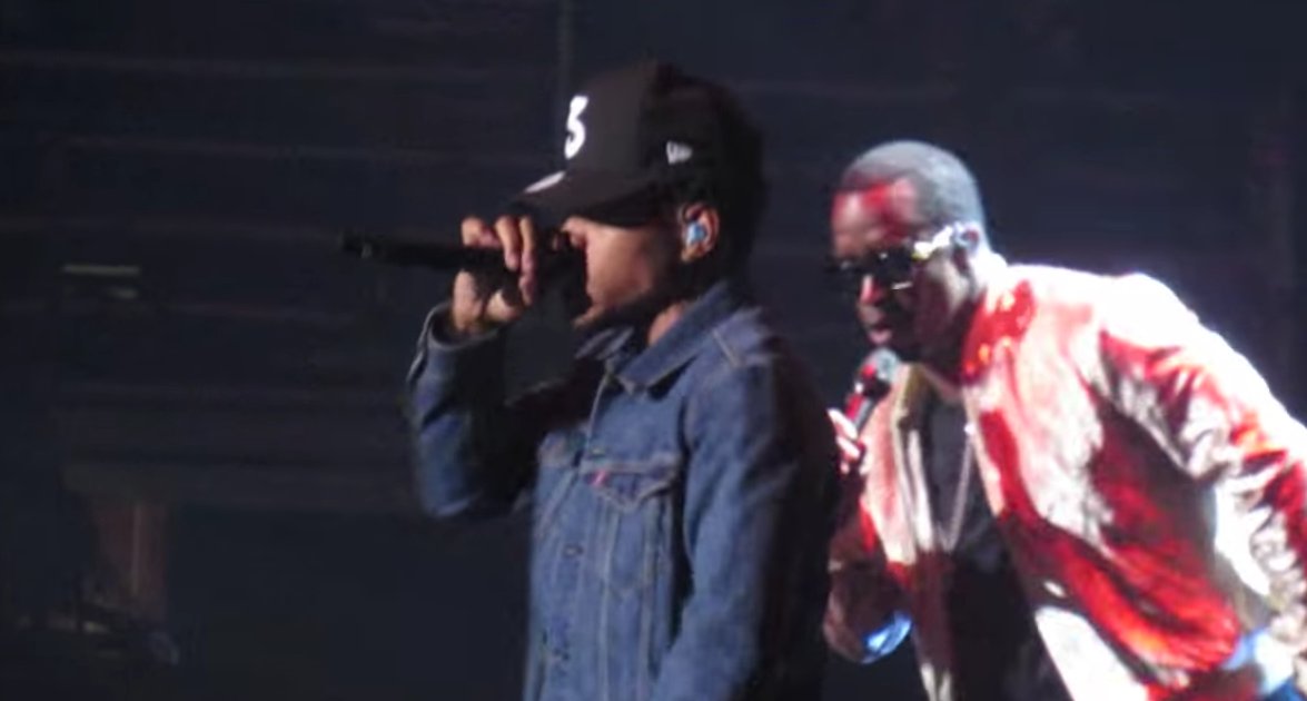 RT @fakeshoredrive: Watch @iamdiddy Bring Out @chancetherapper & @Jeremih @ Bad Boy Reunion Tour in Chicago https://t.co/y9xqfar9vw https:/…