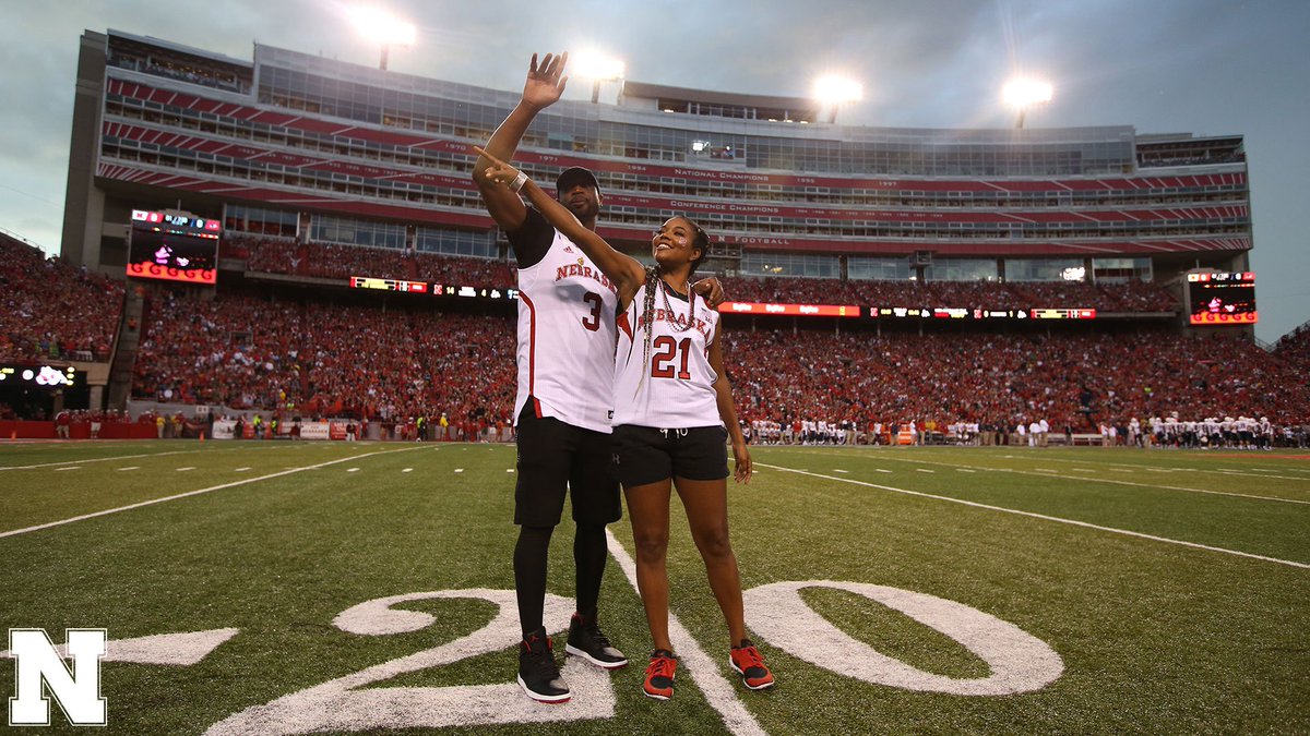 RT @HuskerHoops: Yo, @DwyaneWade and @itsgabrielleu, those jersey’s are lookin’ ????.

#GBR https://t.co/GxSRqgN792