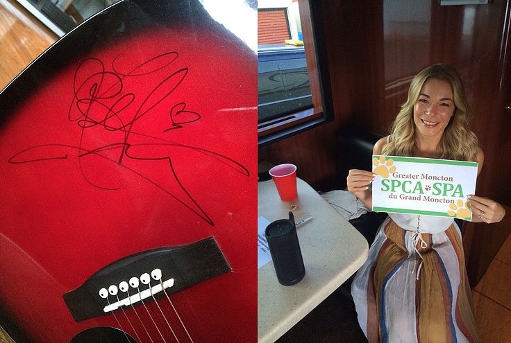 RT @buzzmoncton: .@leannrimes autographed guitar!! Bid on it at the SPCA's Night of the Guitars! Details: 
https://t.co/VYcvn6pxSU https://…
