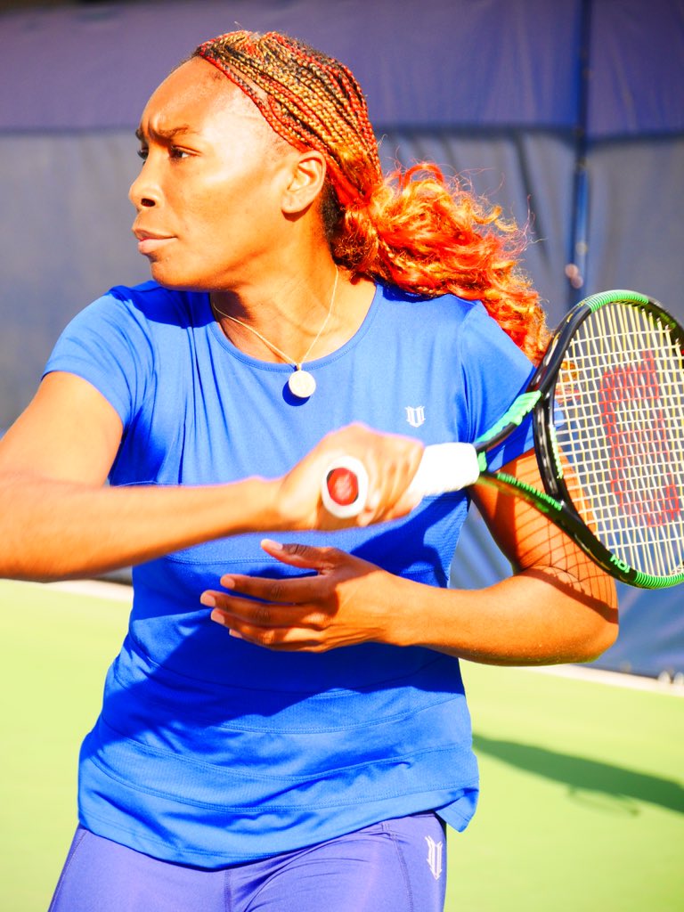 Practice makes perfect :) @usopen @EleVenbyVenus https://t.co/m26lOnftKy