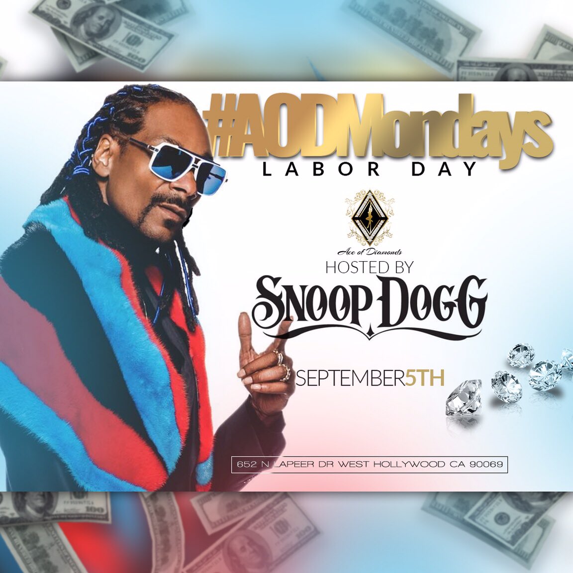 .@AceOfDiamondsLA official after party now. Dont meet me there. Beat me there https://t.co/1HAoAsFcEA