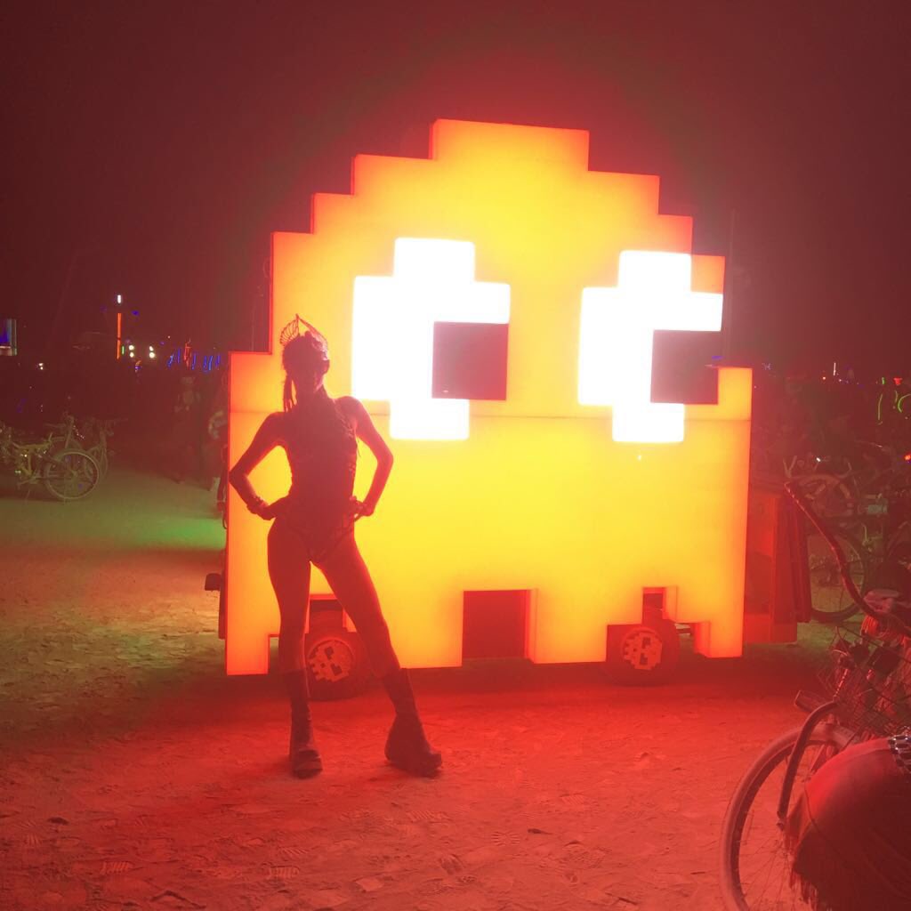 Looking for #PacMan at #BurningMan. ???? https://t.co/NG1rdfS21x